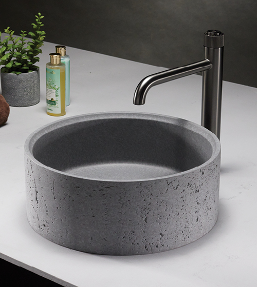 Concrete Table Mounted Wash Basin - MG – Aquant India